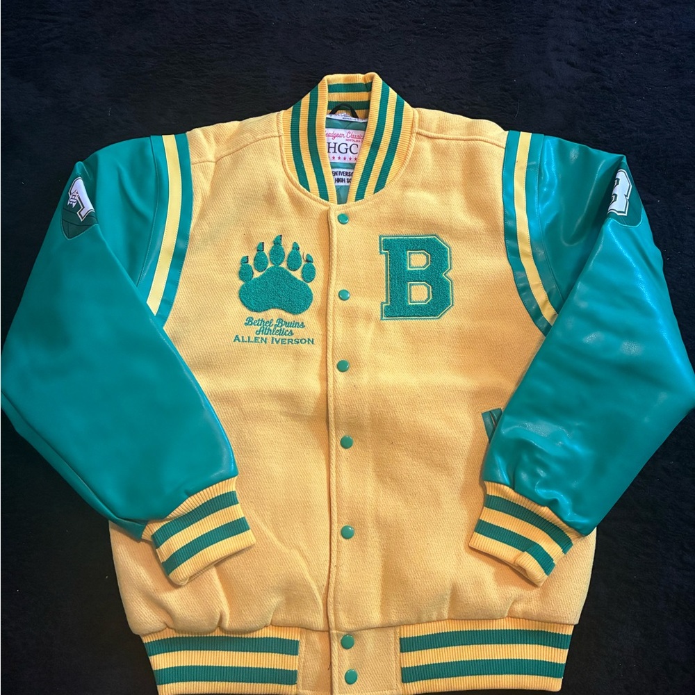 HGCO Yellow and Green Varsity Jacket